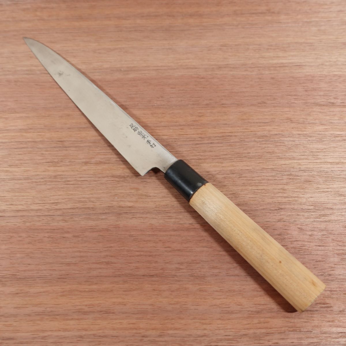Asuke Shigemitsu Yanagiba Knife, Sharpened, Sashimi Knife, Carbon Steel, Handmade, Lightly Used, 240mm