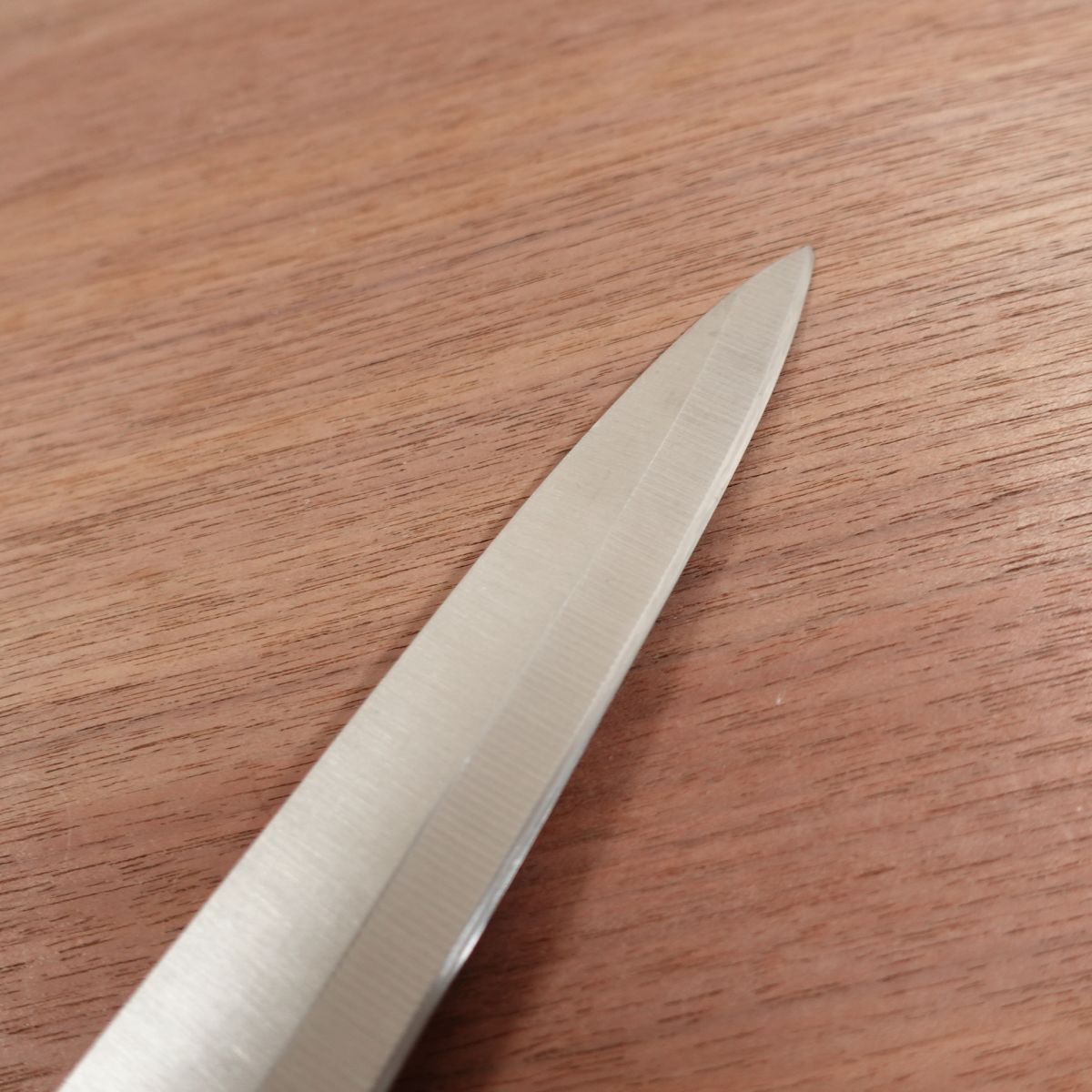 Noshu Hidemoto Yanagiba Knife, Sharpened, Stainless Steel, Double Bevel, Sashimi Knife, Made by Noshu Hidemoto, Nearly Unused, 215mm
