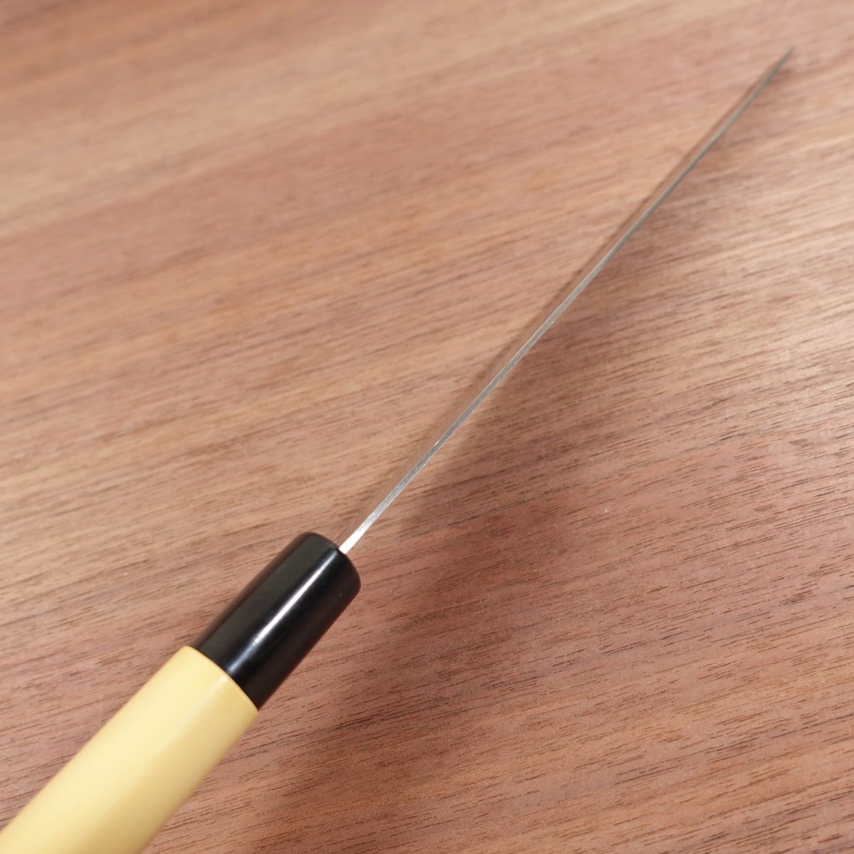 Noshu Hidemoto Yanagiba Knife, Sharpened, Stainless Steel, Double Bevel, Sashimi Knife, Made by Noshu Hidemoto, Nearly Unused, 215mm