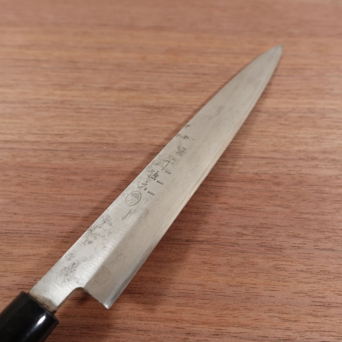 Seki Magoroku Yanagiba Knife, Sharpened, Ginju, Honko Steel, Sashimi Knife, Single Bevel, 210mm