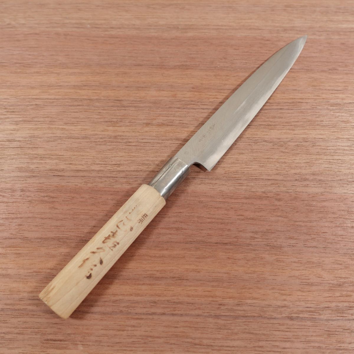 Masakiku Yanagiba Knife, Sharpened, Sashimi Knife, Carbon Steel, Single Bevel, Nearly Unused, 180mm