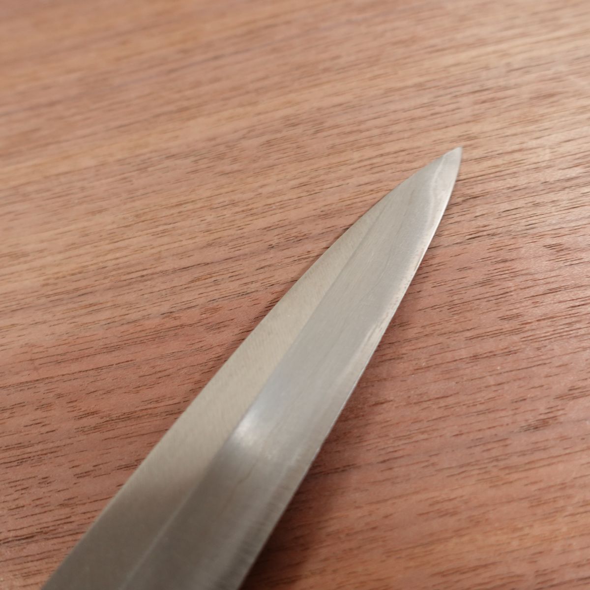 Masakiku Yanagiba Knife, Sharpened, Sashimi Knife, Carbon Steel, Single Bevel, Nearly Unused, 180mm