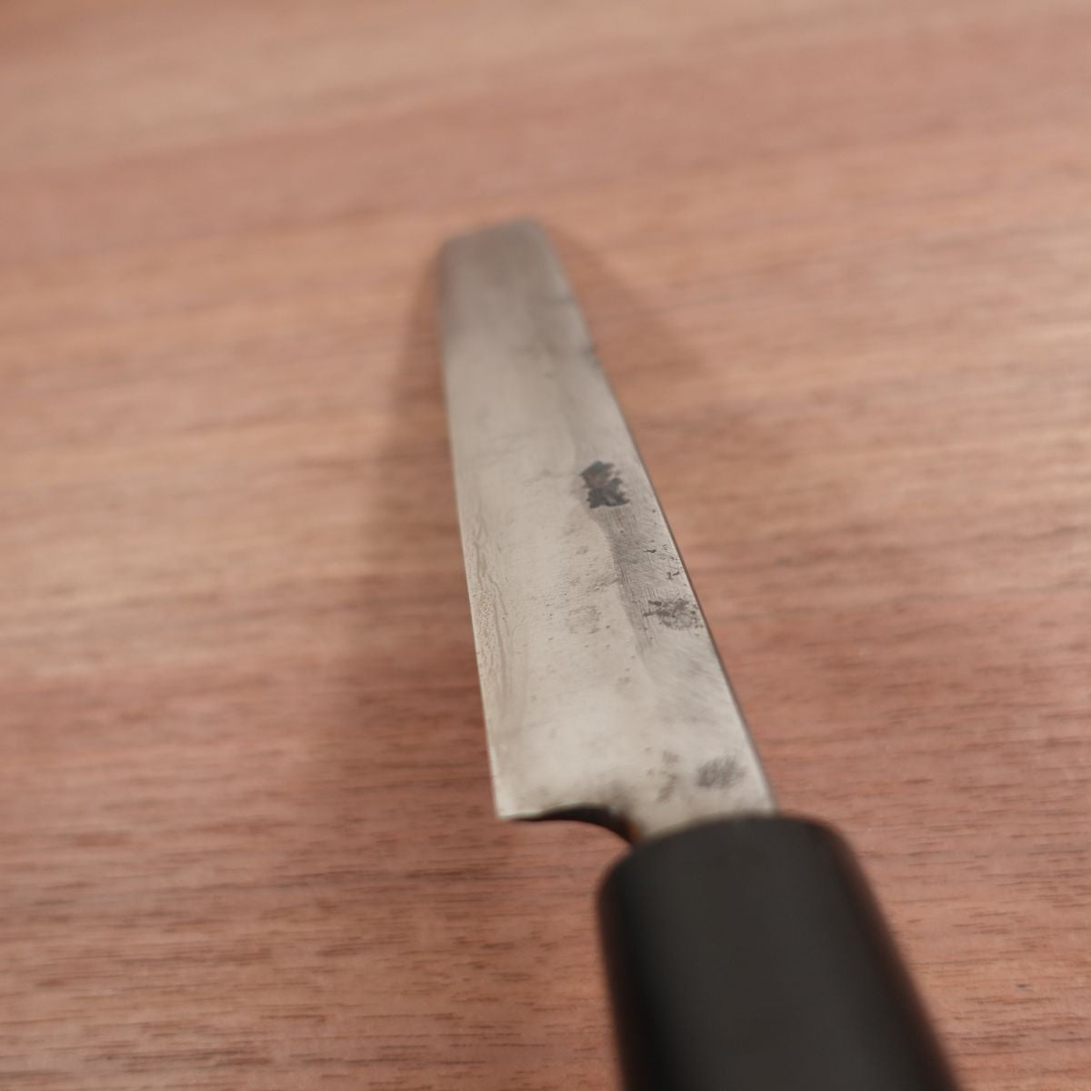 Shigemitsu Slim Utility Knife, Sharpened, Specialty Knife, Double Bevel, Tako-Hiki Style, Small Hatchet, Carbon Steel, 160mm