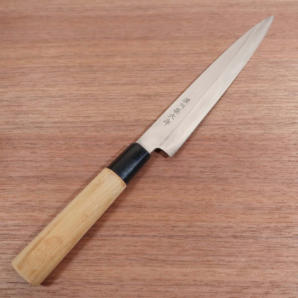 Noshu Magoroku Yanagiba Knife, Sharpened, Stainless Steel, Sashimi Knife, Noshu Magoroku Saku, 210mm