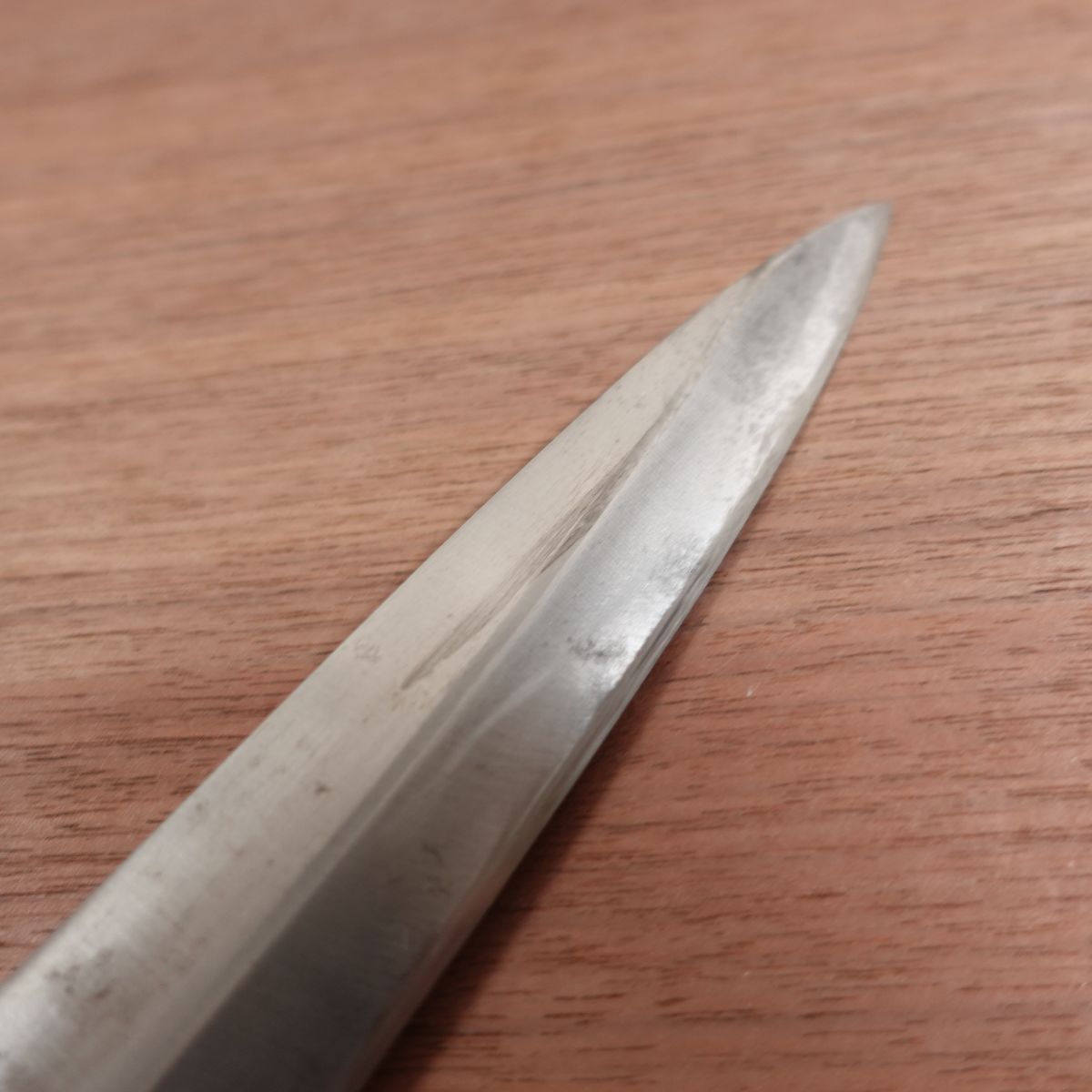 Hidetsuna Yanagiba Knife, Sharpened, Japanese Style, Sashimi Knife, Carbon Steel, 215mm