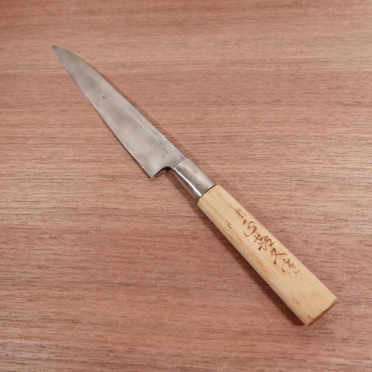 Masakiku Yanagiba Knife, Sharpened, Sashimi Knife, Carbon Steel, Single Bevel, Lightly Used, 210mm