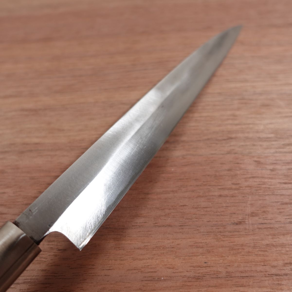 Masakiku Yanagiba Knife, Sharpened, Sashimi Knife, Carbon Steel, Single Bevel, Lightly Used, 210mm