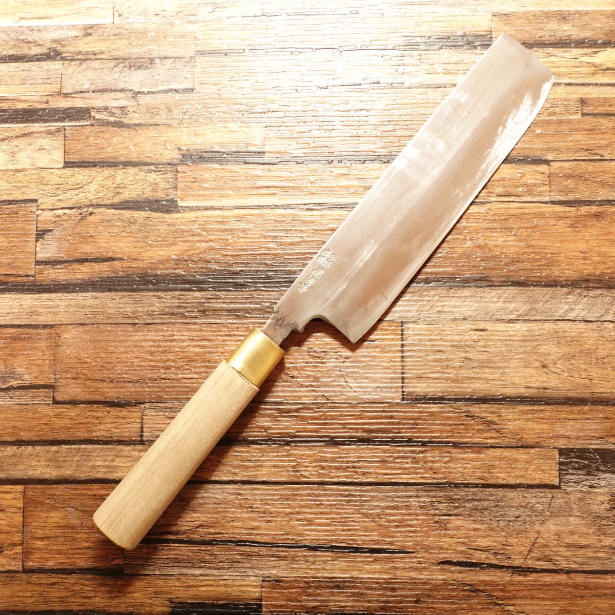 Minamoto Kikusuga Usuba Knife, Sharpened, Hagane, Single-Edged, 170mm