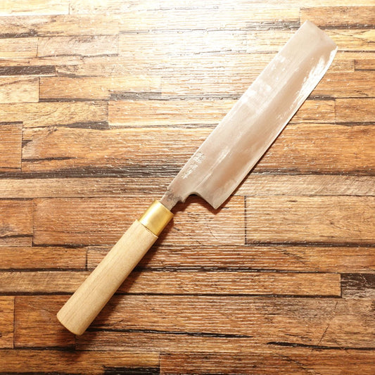 Minamoto Kikusuga Usuba Knife, Sharpened, Hagane, Single-Edged, 170mm