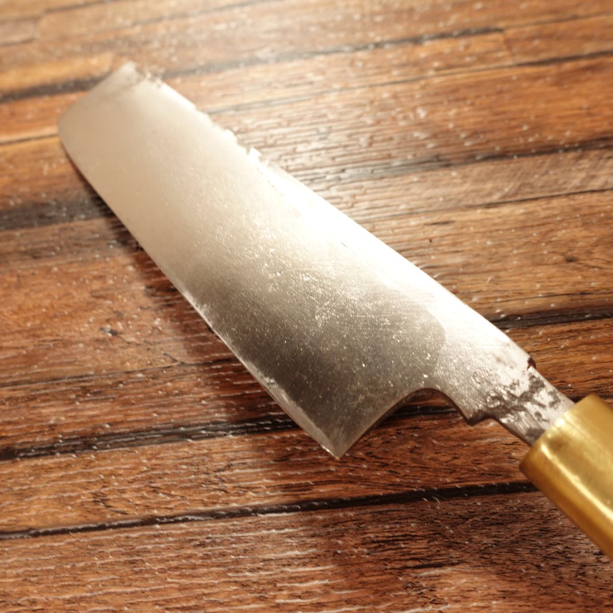 Minamoto Kikusuga Usuba Knife, Sharpened, Hagane, Single-Edged, 170mm