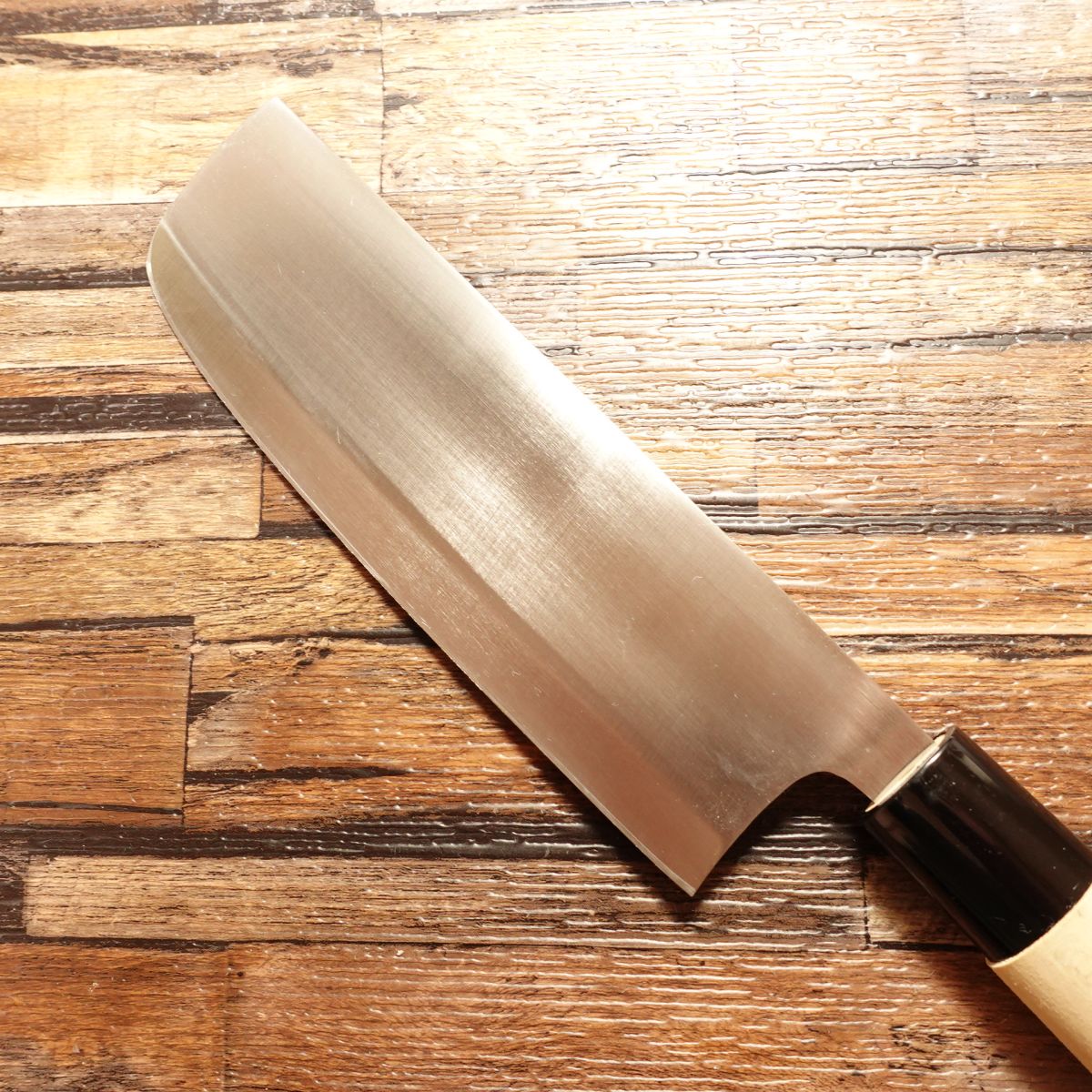 Seki Munekage Nakiri Knife, Sharpened, Stainless, Nearly Unused Stored, 165mm