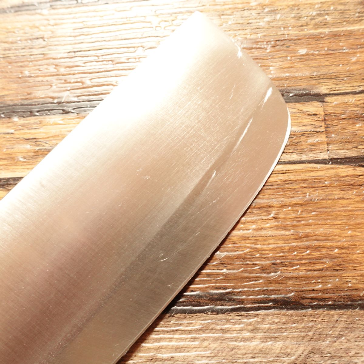 Seki Munekage Nakiri Knife, Sharpened, Stainless, Nearly Unused Stored, 165mm