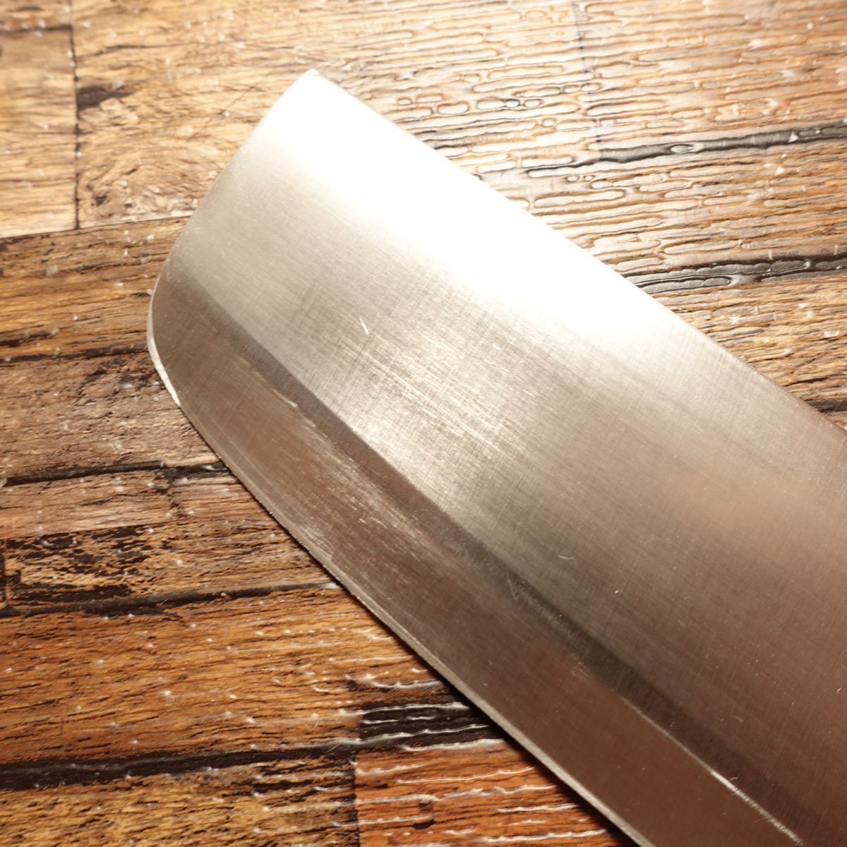 Seki Munekage Nakiri Knife, Sharpened, Stainless, Nearly Unused Stored, 165mm