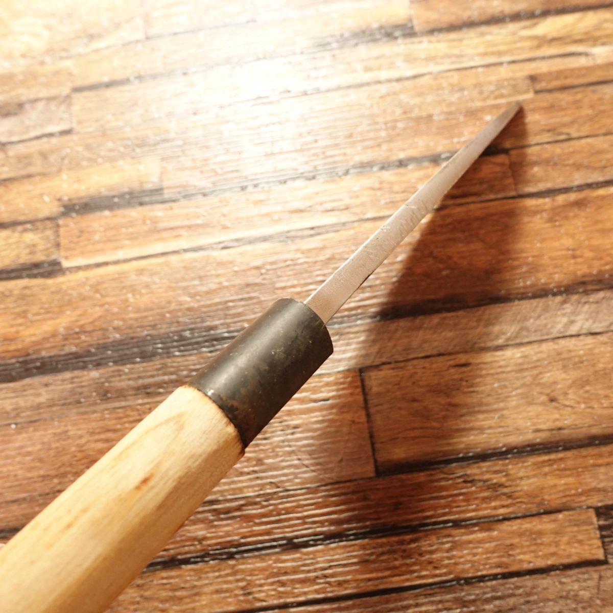 Kiya Yoshihisa Deba Knife, Sharpened, Hyotan Logo, Minor Spine Scratch, 135mm