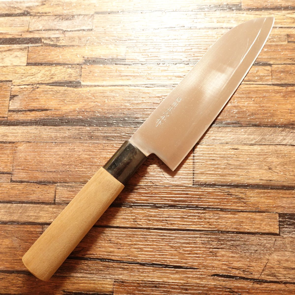 Noshu Masamune Santoku Knife, Sharpened, Stainless, Wa-Santoku, 170mm