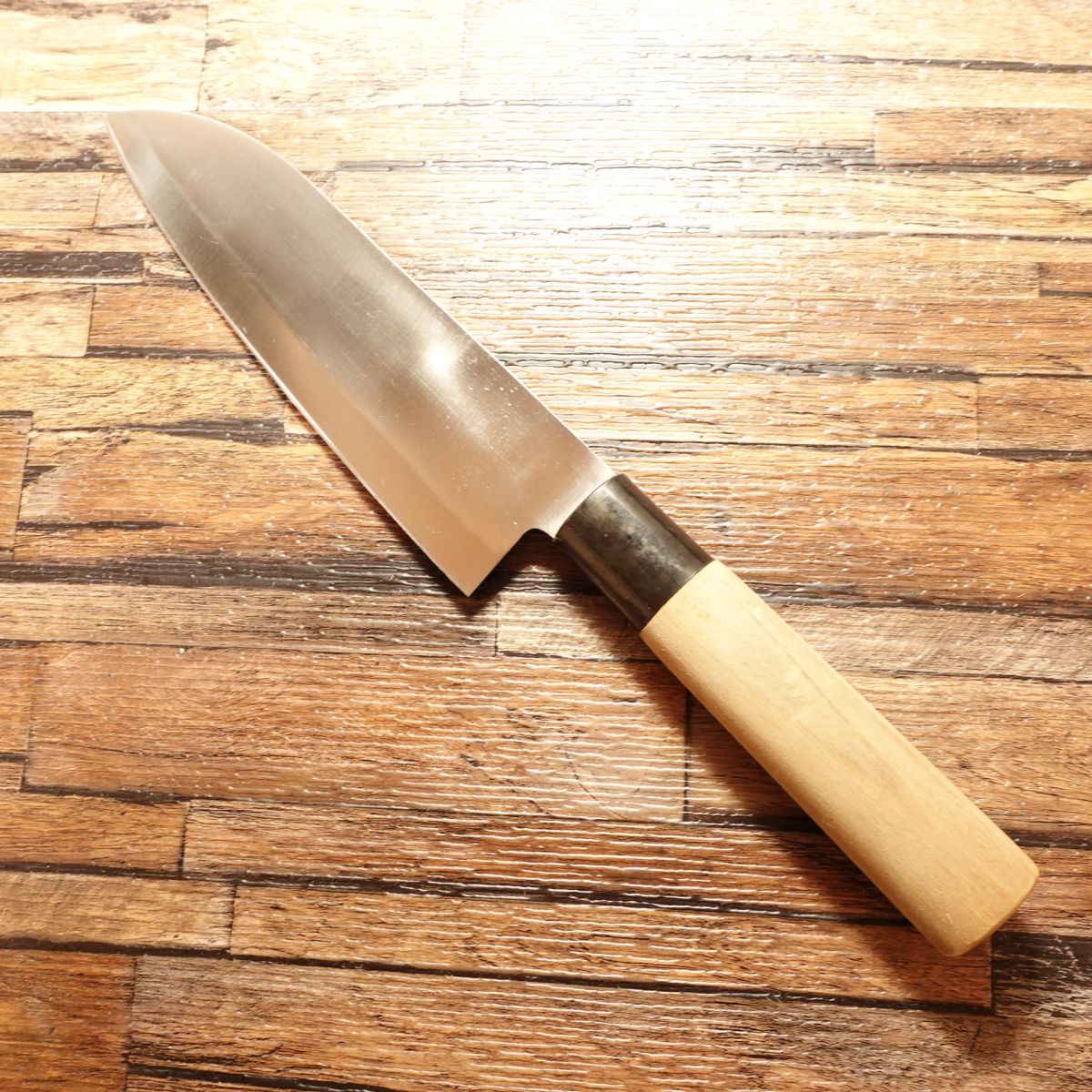 Noshu Masamune Santoku Knife, Sharpened, Stainless, Wa-Santoku, 170mm