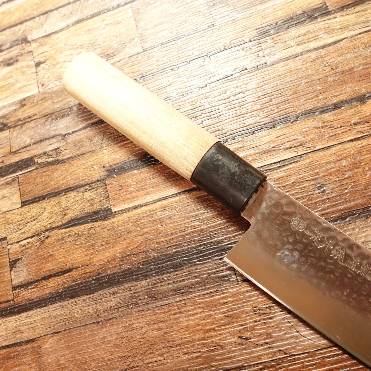 Noshu Magoroku Santoku Knife, Sharpened, Tsuchime, Koryu, 170mm