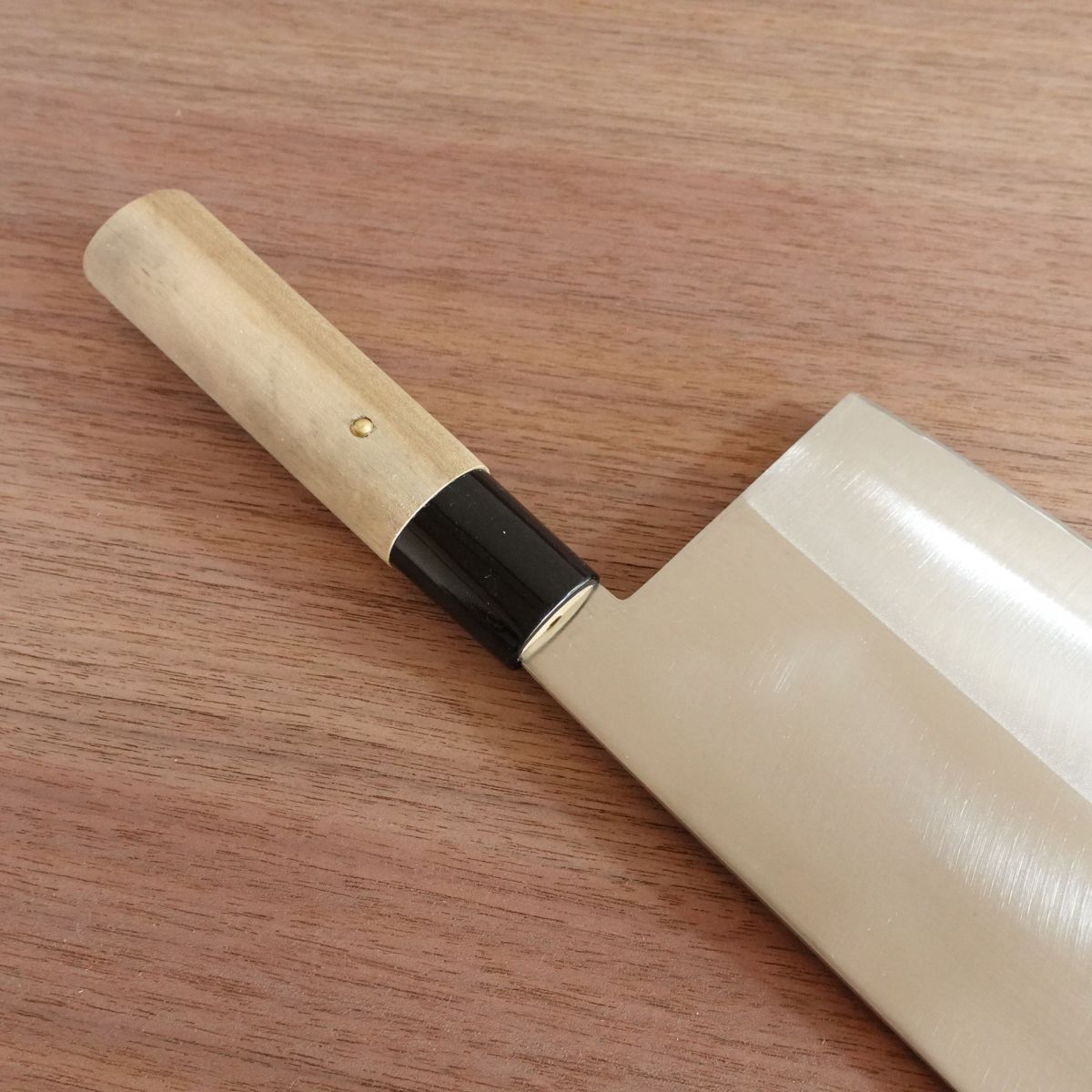 Seki Munekage Chinese Cleaver Knife, Sharpened, Wide Blade, Stainless Steel, 180mm