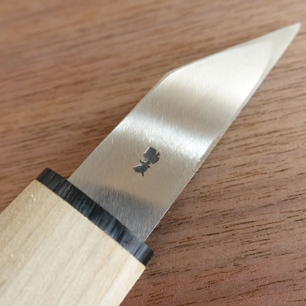 Suketomo Kiridashi Knife, Sharpened, Floral Knife, Ikebana Tool, Hagane Steel, Wooden Sheath, 75mm