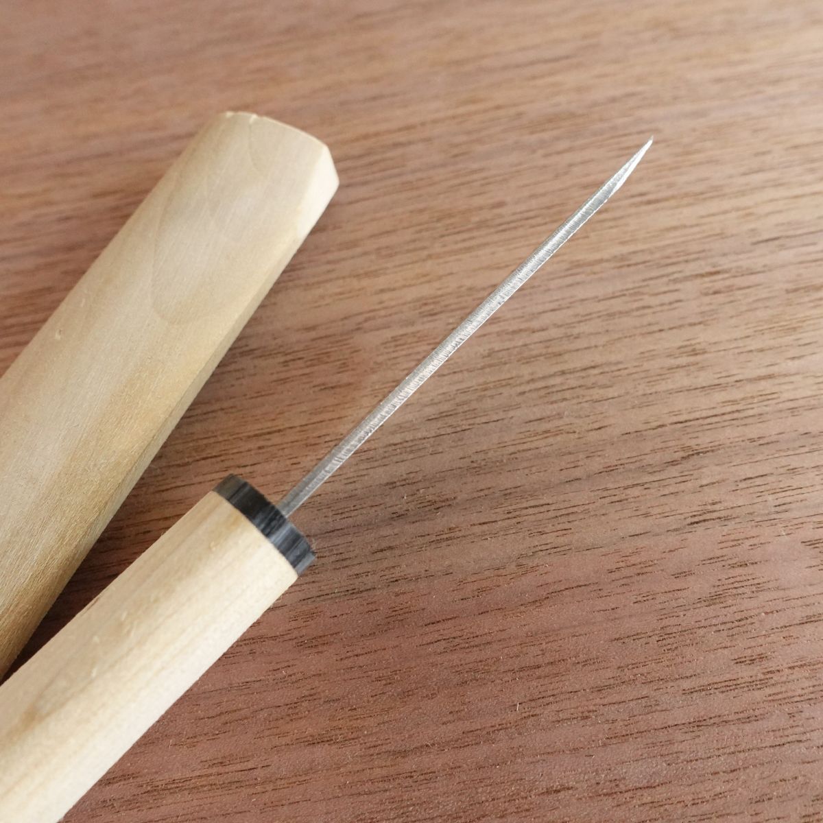 Suketomo Kiridashi Knife, Sharpened, Floral Knife, Ikebana Tool, Hagane Steel, Wooden Sheath, 75mm