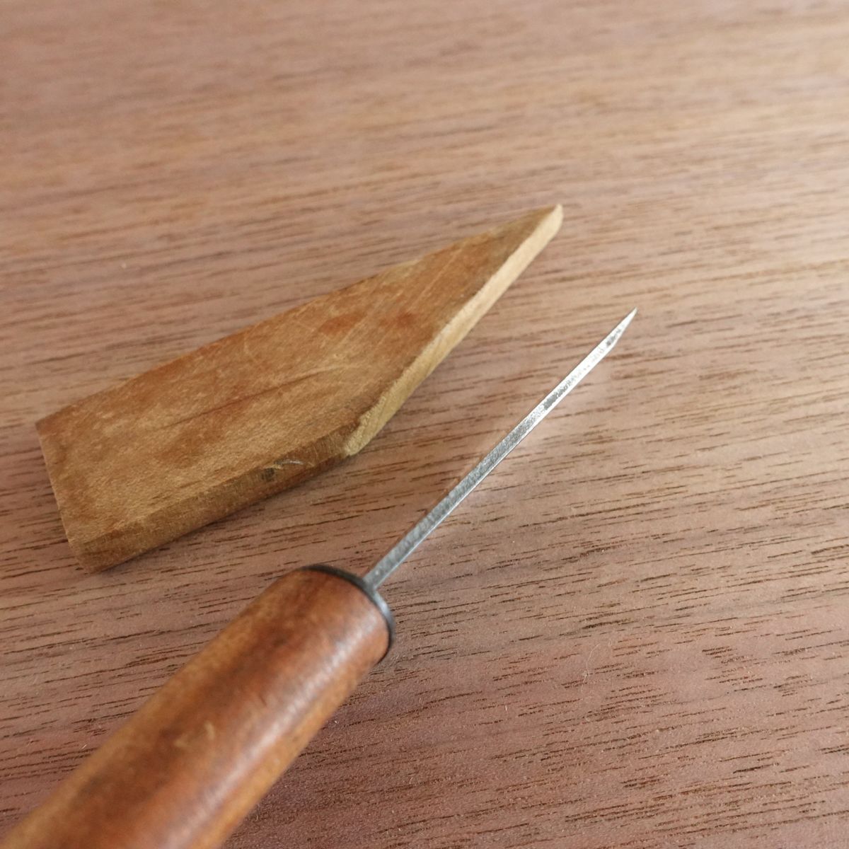 Kakuri Kiridashi Knife, Sharpened, Full Steel, Single Bevel, With Sheath, Hagane Steel, 65mm