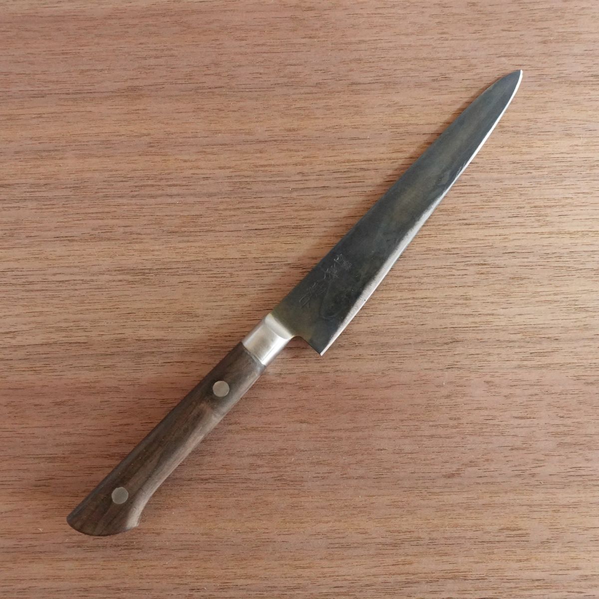 [HYPER REBORN] Edokoma Petty Knife, Black Oxide Finish, Fruit Knife, Decorative Cutting, 140mm