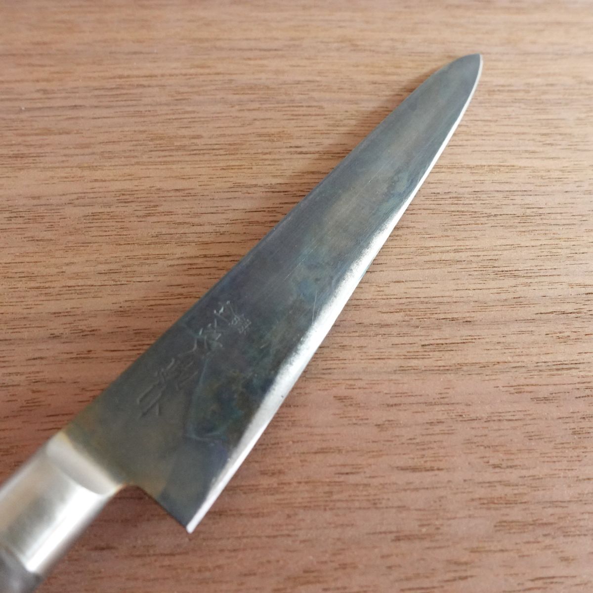 [HYPER REBORN] Edokoma Petty Knife, Black Oxide Finish, Fruit Knife, Decorative Cutting, 140mm