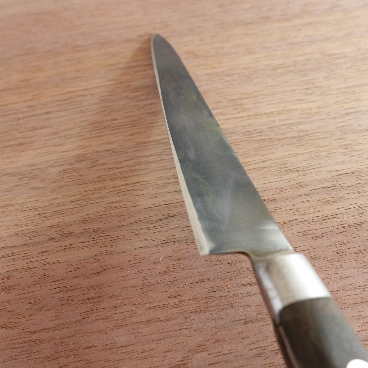 [HYPER REBORN] Edokoma Petty Knife, Black Oxide Finish, Fruit Knife, Decorative Cutting, 140mm