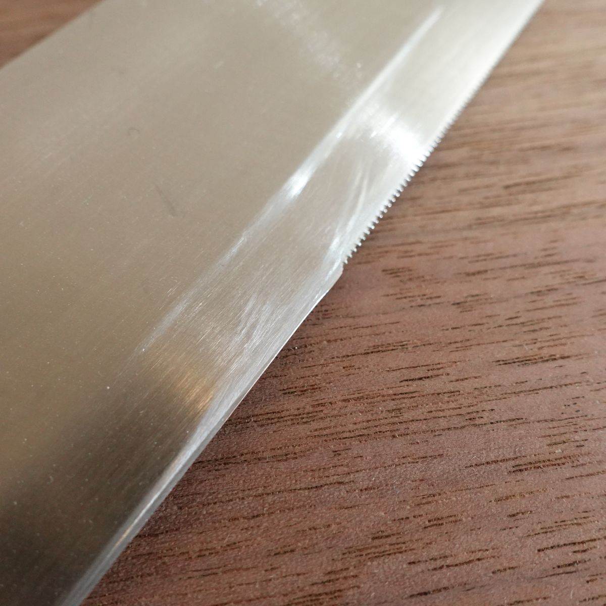 Seki Munekage Tachi Knife, Sharpened, Vegetable Knife, Serrated Tip, Multipurpose Stainless Steel, Nearly Unused Stored Item, 275mm