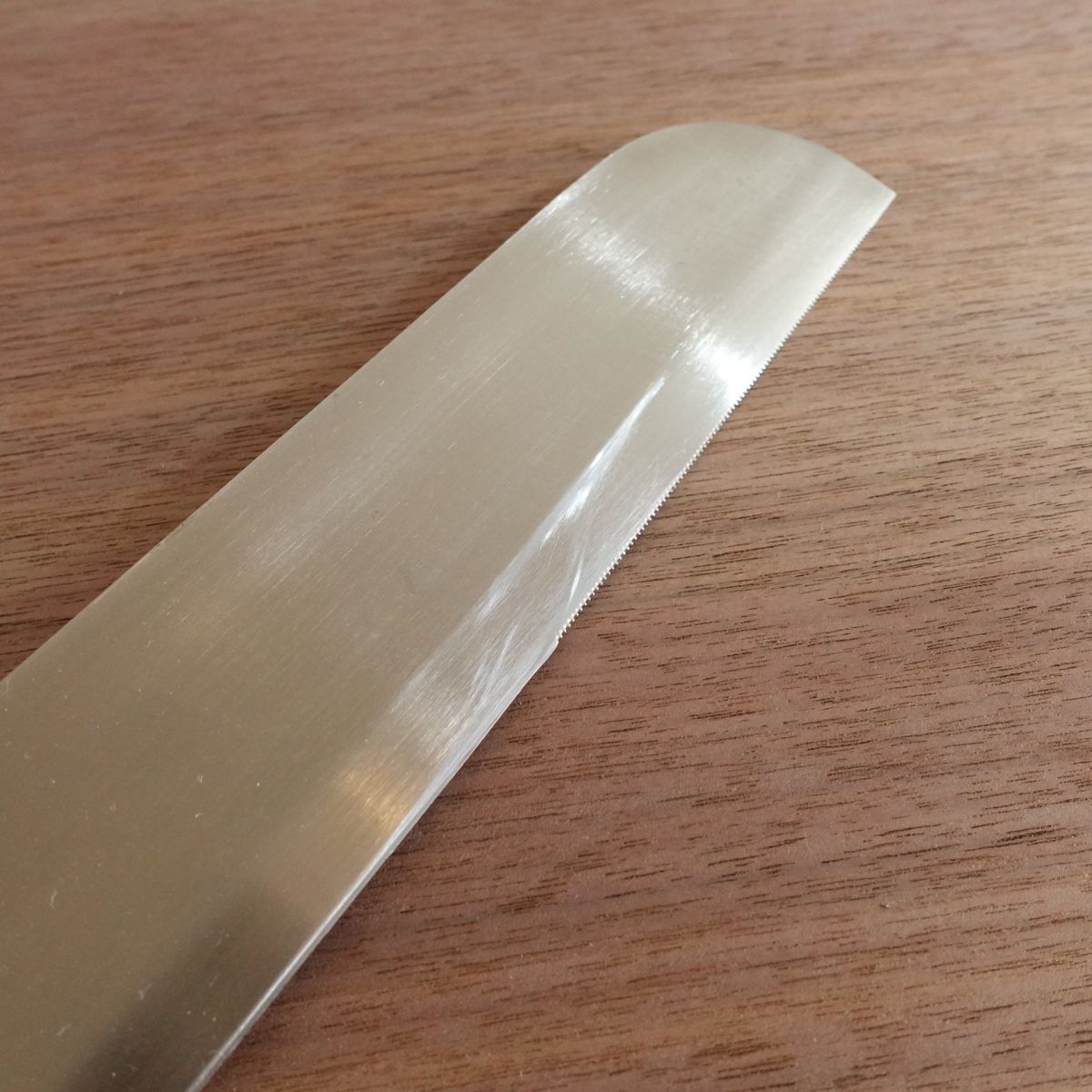 Seki Munekage Tachi Knife, Sharpened, Vegetable Knife, Serrated Tip, Multipurpose Stainless Steel, Nearly Unused Stored Item, 275mm