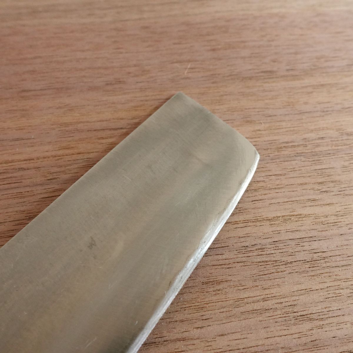 Sumidagawa Nakiri Knife, Sharpened, Hon-Warikomi, NS-65 DP Treatment, 155mm