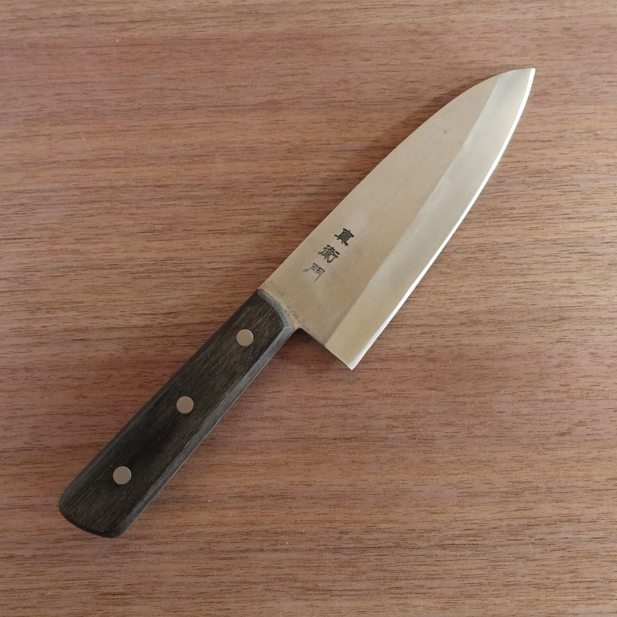 Shinemon Deba Knife, Sharpened, Stainless Steel, Single Bevel, 165mm