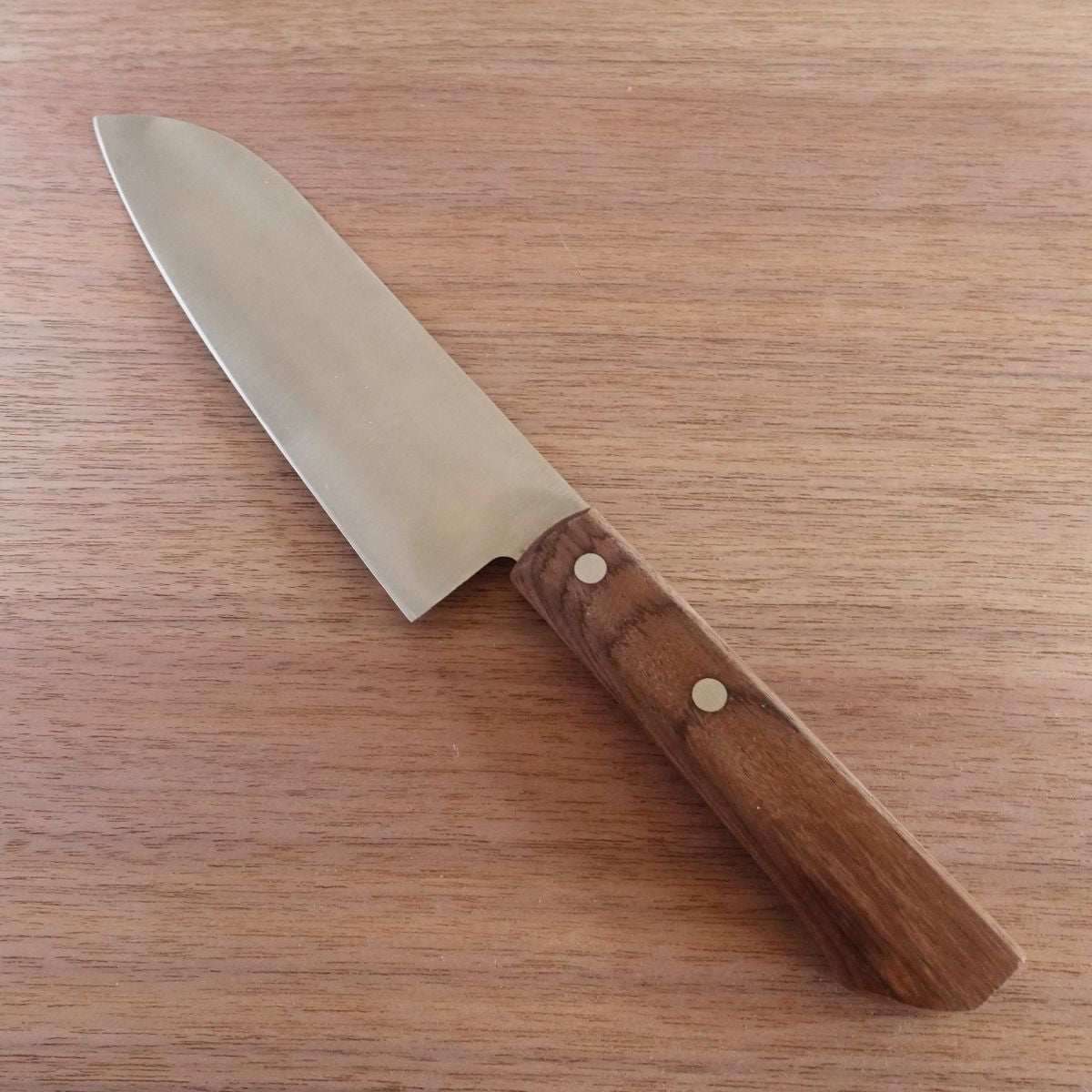 Kotobuki Santoku Knife, Sharpened, Narikuni, Stainless Steel, Nearly Unused Stored Item, 165mm