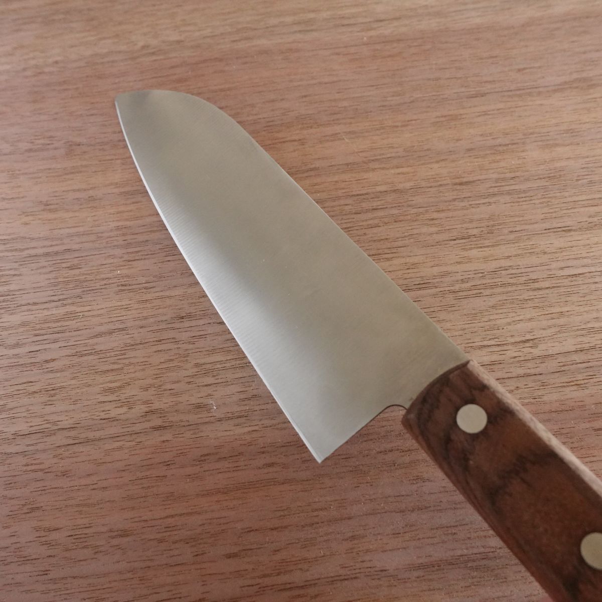 Kotobuki Santoku Knife, Sharpened, Narikuni, Stainless Steel, Nearly Unused Stored Item, 165mm