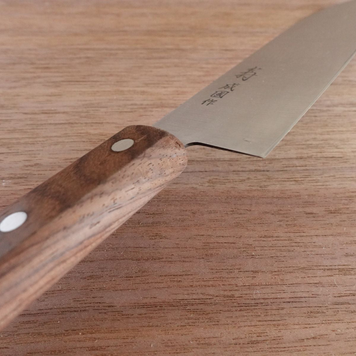 Kotobuki Santoku Knife, Sharpened, Narikuni, Stainless Steel, Nearly Unused Stored Item, 165mm