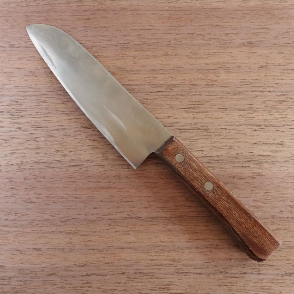 Seki Magoroku Santoku Knife, Sharpened, Hon-Warikomi Momoyama, Kai Corporation, 170mm