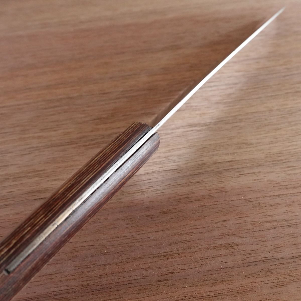 Seki Magoroku Santoku Knife, Sharpened, Hon-Warikomi Momoyama, Kai Corporation, 170mm