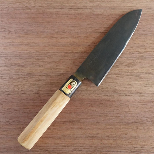 [HYPER REBORN] Sakai Ichiji Santoku Knife, Black Oxide Finish, All-Purpose Knife, Sakai Forged, 170mm