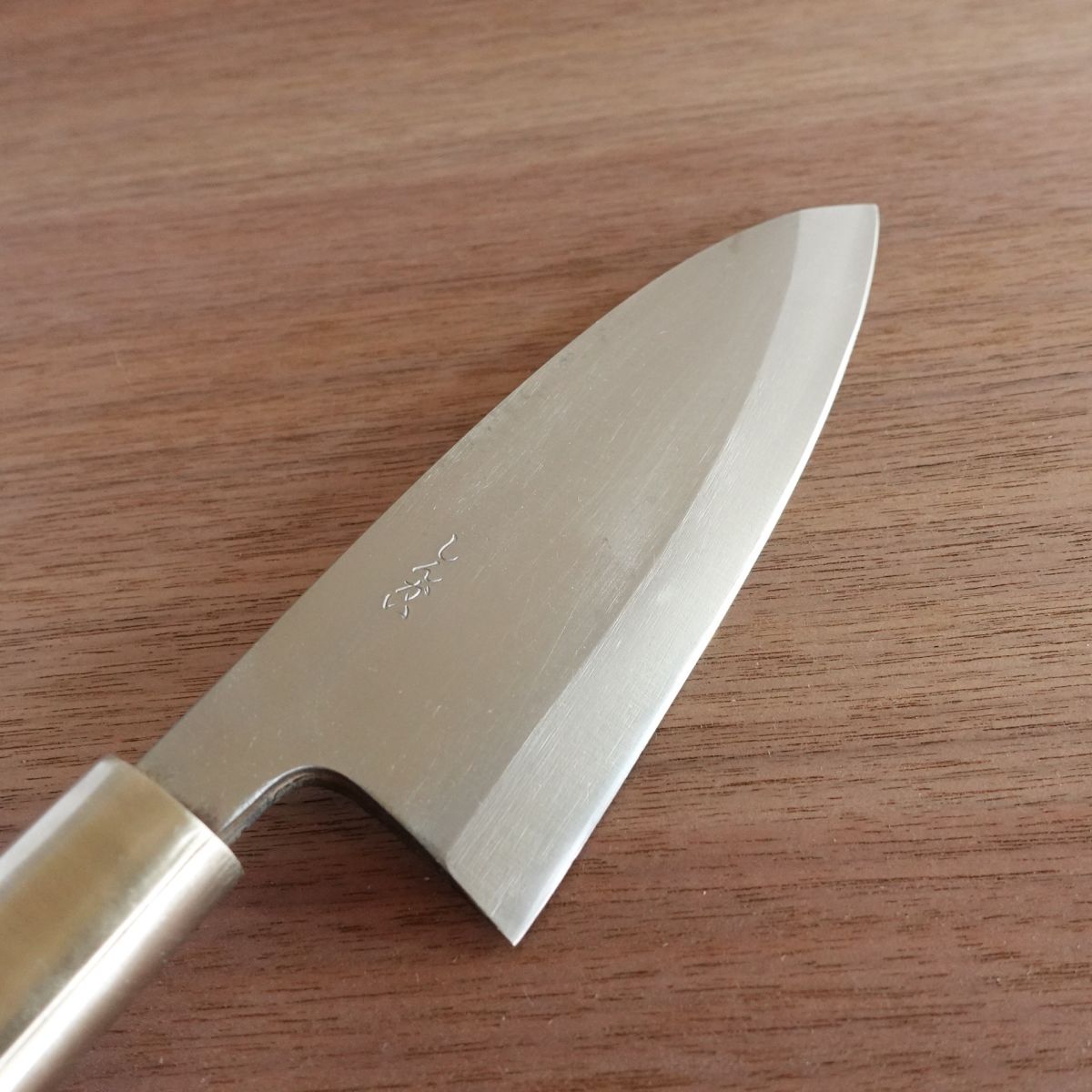 Shinkai Deba Knife, Sharpened, Hagane Steel, Single Bevel, Nearly Unused Stored Item, 155mm