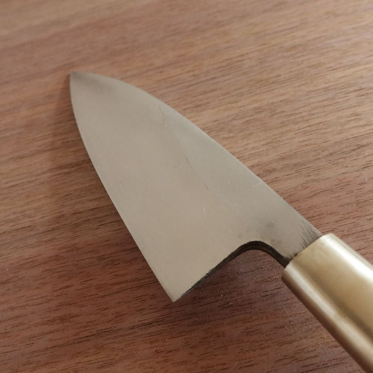 Shinkai Deba Knife, Sharpened, Hagane Steel, Single Bevel, Nearly Unused Stored Item, 155mm