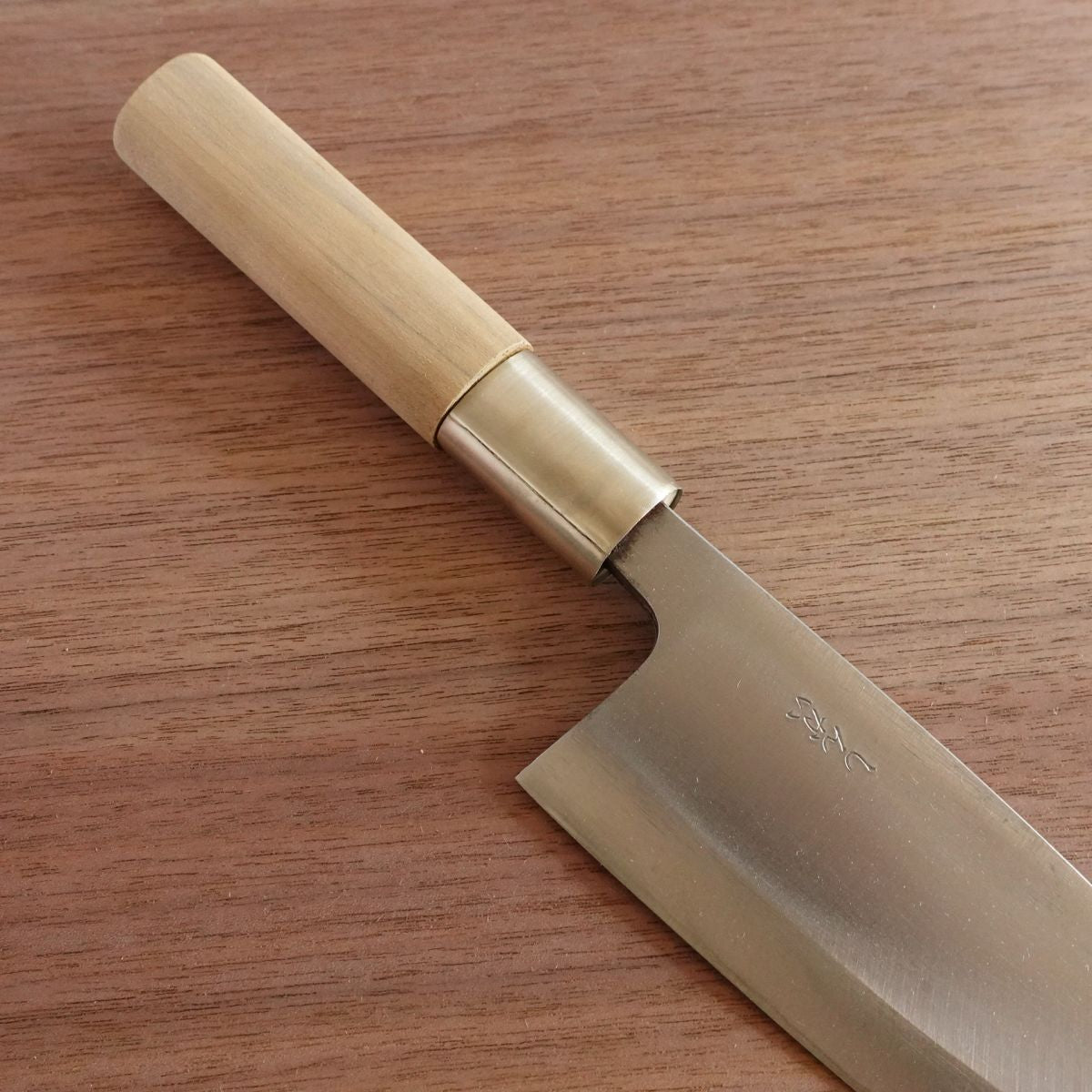 Shinkai Deba Knife, Sharpened, Hagane Steel, Single Bevel, Nearly Unused Stored Item, 155mm