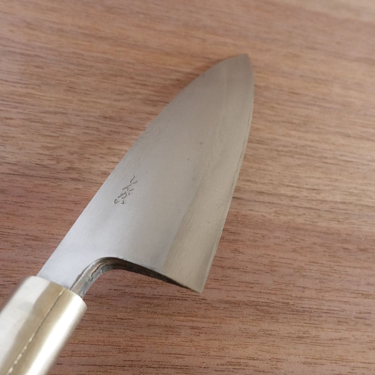 Shinkai Deba Knife, Sharpened, Hagane Steel, Single Bevel, Nearly Unused Stored Item, 155mm
