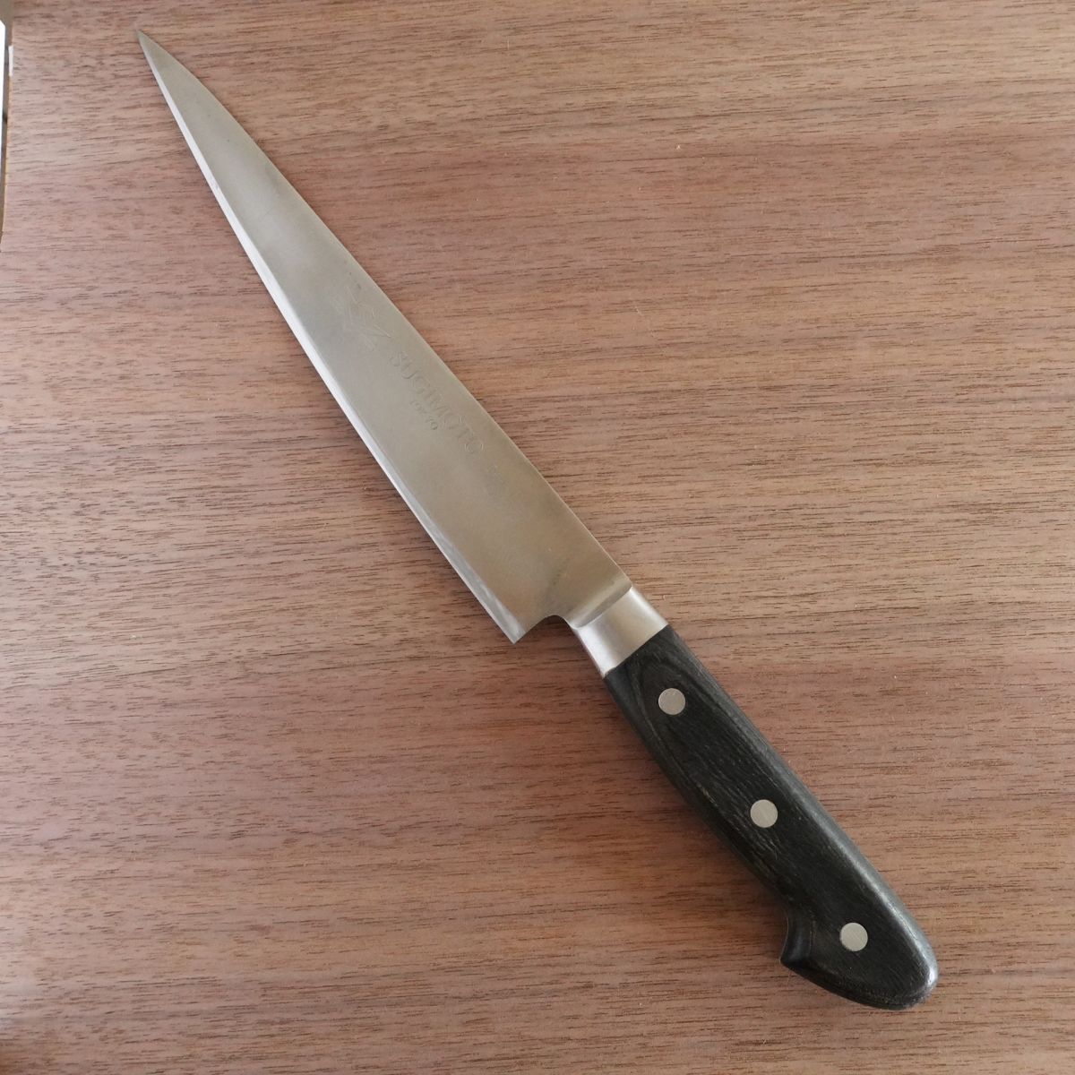 Sugimoto Gyuto Knife, Sharpened, Sujihiki Style, All-Purpose Knife, Tokyo, 225mm