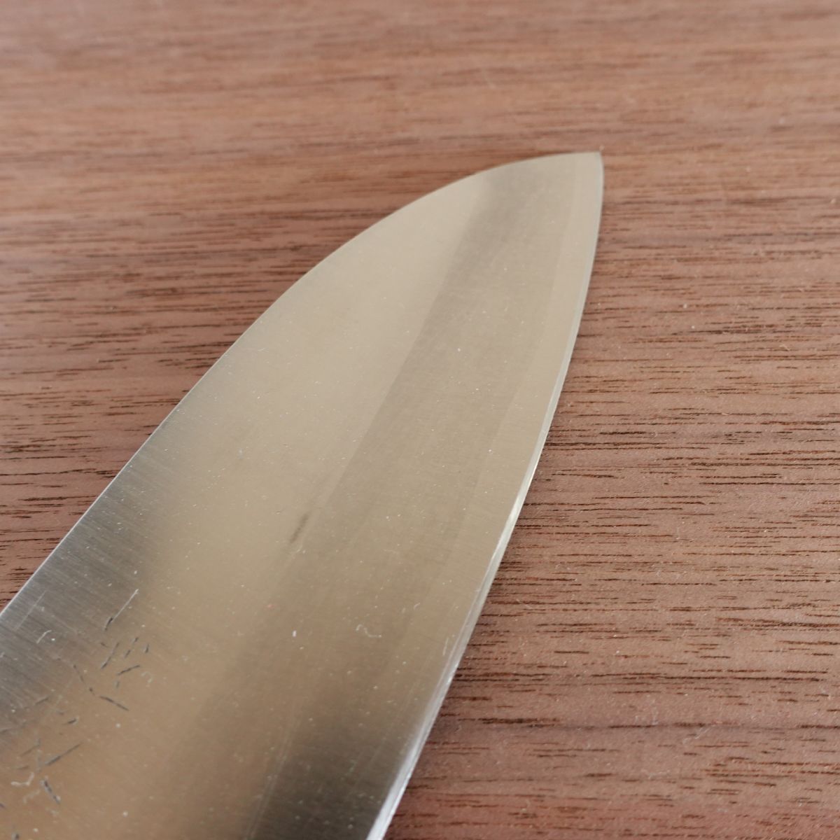 Echigo Tamasaburo Santoku Knife, Sharpened, Stainless Steel, Universal Hatsu-yo, Sticker Attached, 170mm