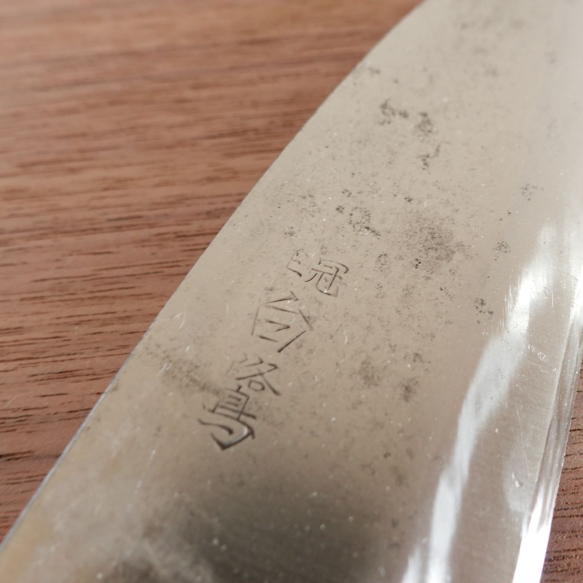 Shirasagi Deba Knife, Sharpened, Crown Shirasagi, Hagane Steel, Single Bevel, 155mm