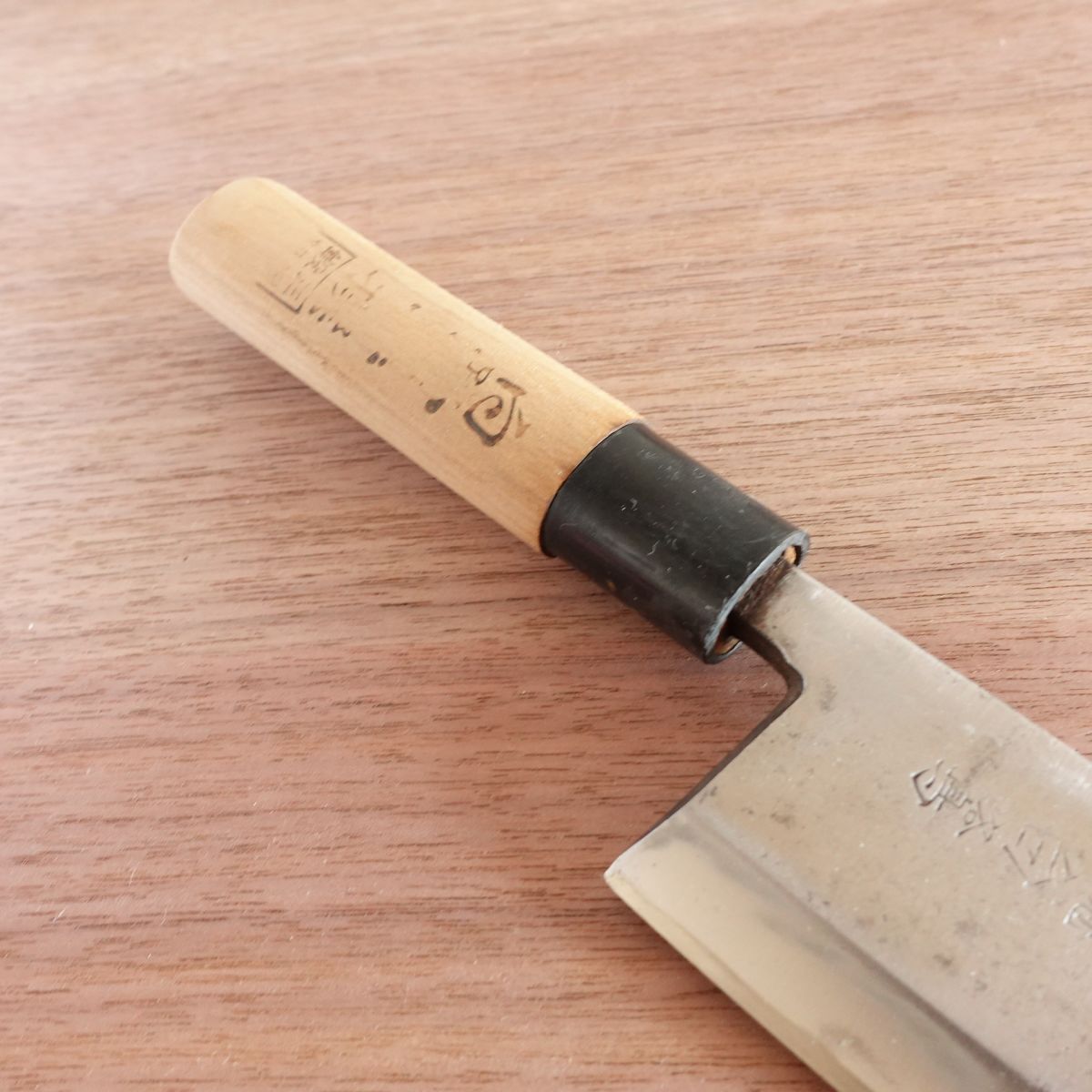 Shirasagi Deba Knife, Sharpened, Crown Shirasagi, Hagane Steel, Single Bevel, 155mm