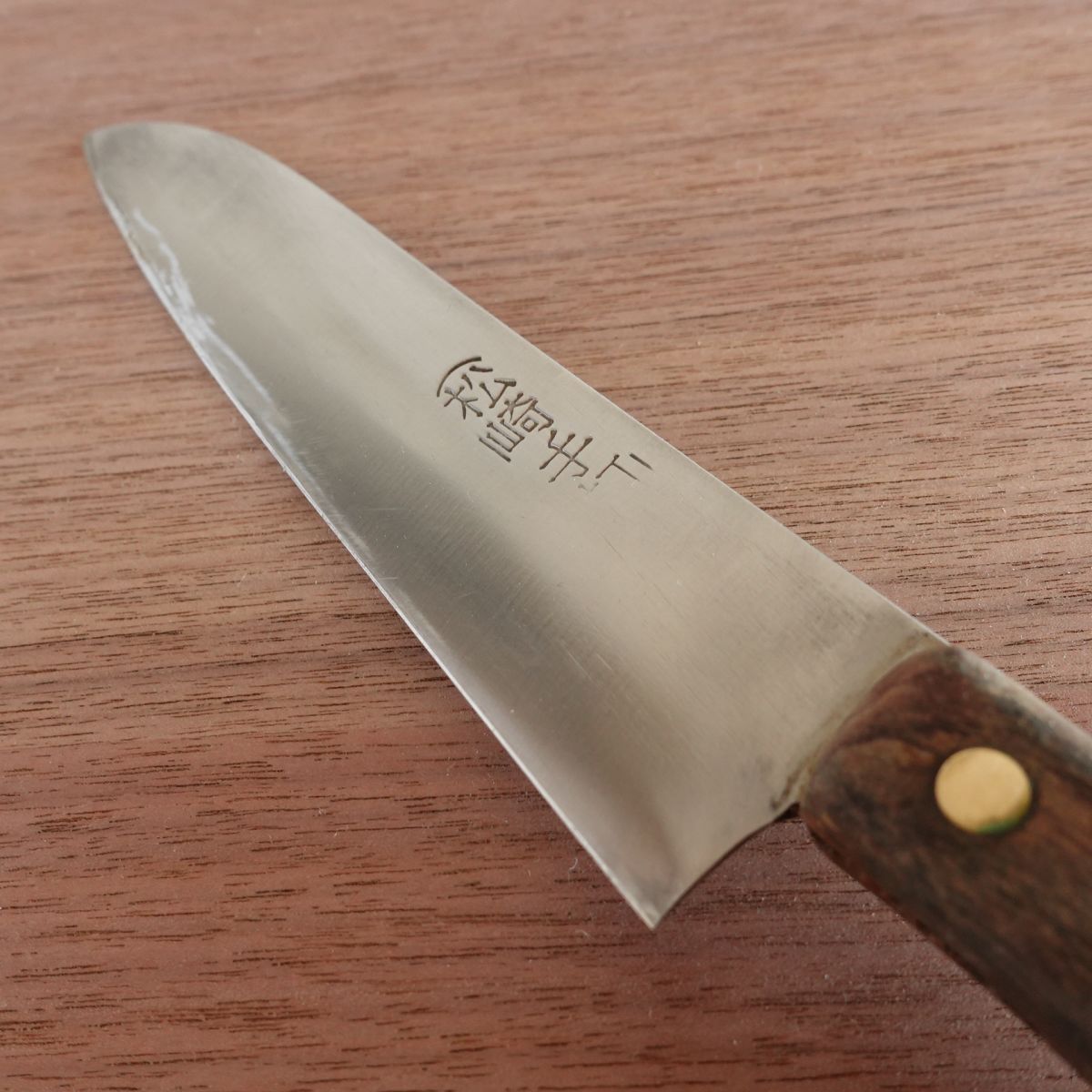 Matsuzaki Gyuto Knife, Sharpened, All-Purpose Knife, Hand-Forged, Slight Handle Wear, 160mm