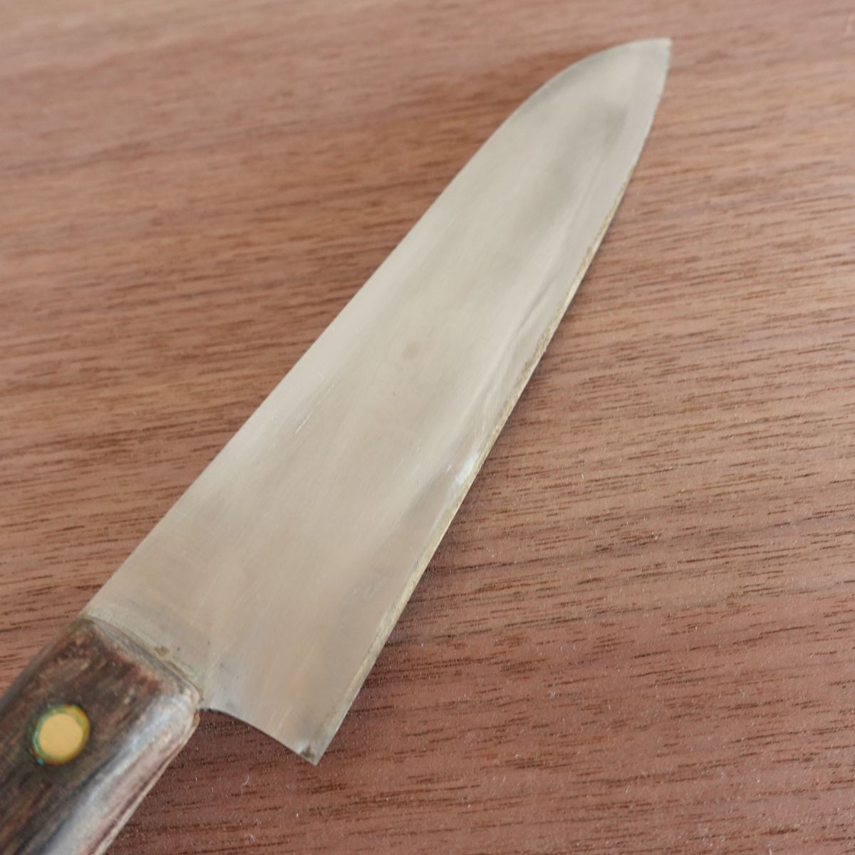 Matsuzaki Gyuto Knife, Sharpened, All-Purpose Knife, Hand-Forged, Slight Handle Wear, 160mm