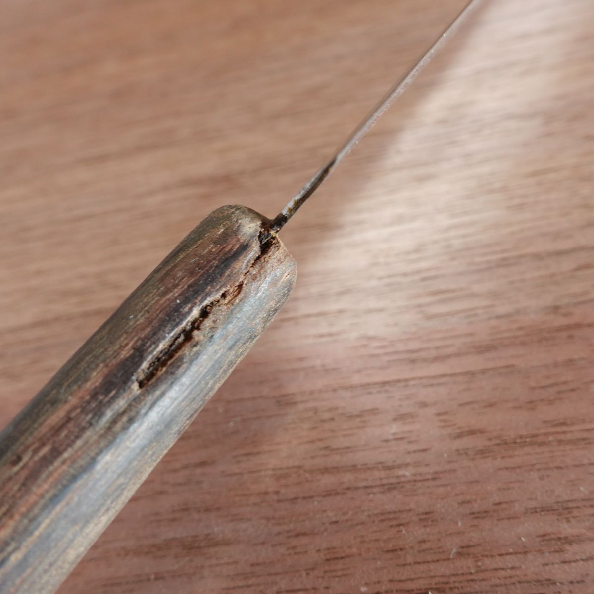 Matsuzaki Gyuto Knife, Sharpened, All-Purpose Knife, Hand-Forged, Slight Handle Wear, 160mm