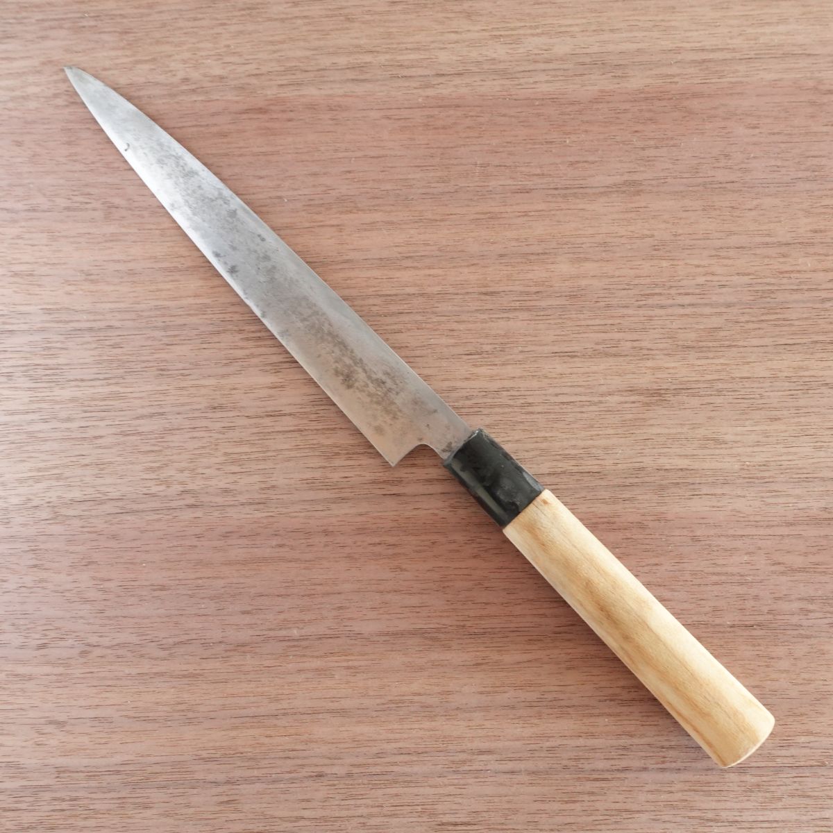 Sakai Kazuhiko Yanagiba Knife, Sharpened, Sashimi Knife, Hagane Steel, 210mm